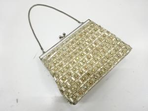 アンティーク　ビーズバッグ